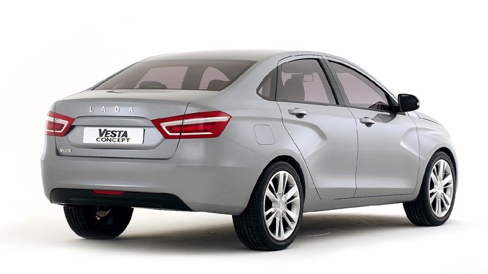 Τα δύο μοντέλα της Lada (στη φωτό το Vesta concept) βρίσκονται κοντά στις εκδόσεις παραγωγής τους, οι οποίες θα κάνουν εμπορικό λανσάρισμα μέσα στους 