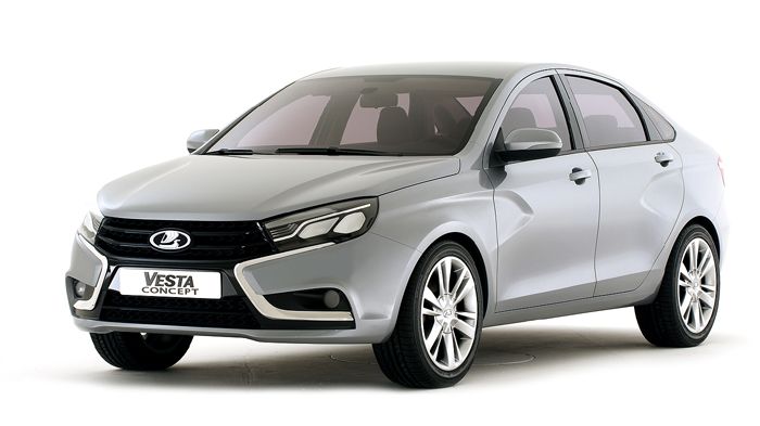 Το Vesta αποτελεί ένα μικρό sedan όχημα και χτιστεί πάνω σε μία εντελώς νέα πλατφόρμα, την Lada B, η οποία δημιουργήθηκε σε συνεργασία με τον μητρικό 