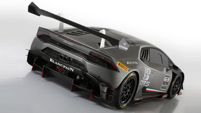 H νέα πίσω πτέρυγα της Huracan LP 620-2 Super Trofeo μπορεί να ρυθμιστεί σε 10 διαφορετικές θέσεις. 