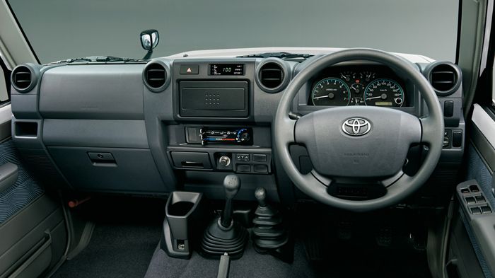 Οι άνθρωποι της Toyota έβαλαν ορισμένες μοντέρνες «πινελιές» στο …remake του Land Cruiser 70, ενώ στα χαρακτηριστικά ασφάλειας περιλαμβάνονται ο