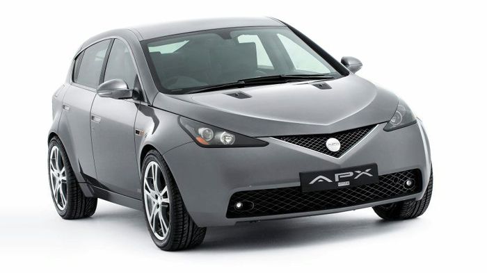 Το APX concept ήταν ένα 5+2 θέσεων 4κίνητο crossover που πατούσε σε πλατφόρμα από αλουμίνιο και τροφοδοτούνταν από έναν V6 κινητήρα με απόδοση 300 ίππ