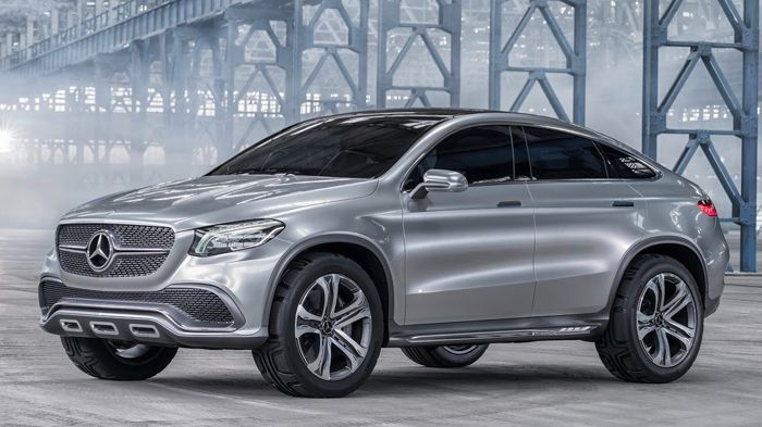 Το εικονιζόμενο Concept Coupe SUV έχει μήκος 4.935 χλστ. και πλάτος 2.044 χλστ. Κάπου εκεί περιμένουμε και τις διαστάσεις της νέας Mercedes-Benz GLE C