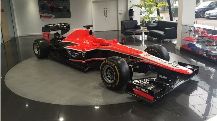 Τα μονοθέσια της Marussia βρίσκονται προς πώληση, αλλά χωρίς τις μηχανές τους.