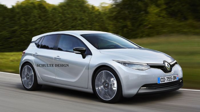 Δυναμικές και φουτουριστικές γραμμές για το νέο Renault Megane, το οποίο θα δούμε το 2016 στις αγορές (κατασκοπευτική φωτό).	