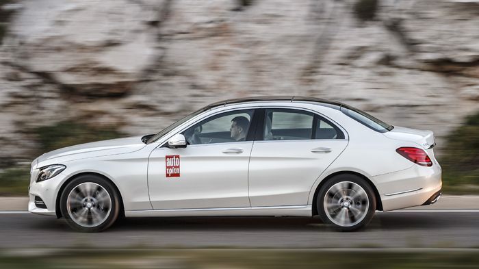 Η εικονιζόμενη C-Class θα δανείσει σχεδιαστικά στοιχεία, αλλά και τα μηχανικά της μέρη στη νέα Estate έκδοση.