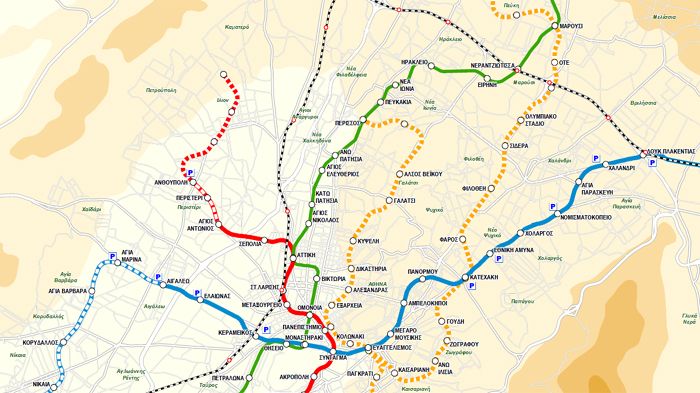 14 νέους σταθμούς θα περιλαμβάνει η επέκταση του Μετρό (4η Γραμμή).