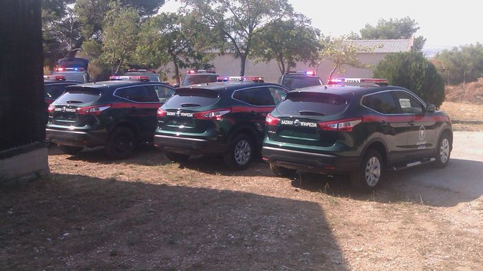 Η Δασική Υπηρεσία του ΥΠΕΚΑ προμηθεύτηκε 14 νέα Nissan Qashqai για να ενισχύσει τον στόλο της.