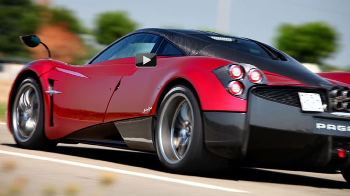 Με τελική 370 χλμ./ώρα, η Pagani Huayra ολοκληρώνει τα 0-100 χλμ./ώρα σε 3,3 δλ.