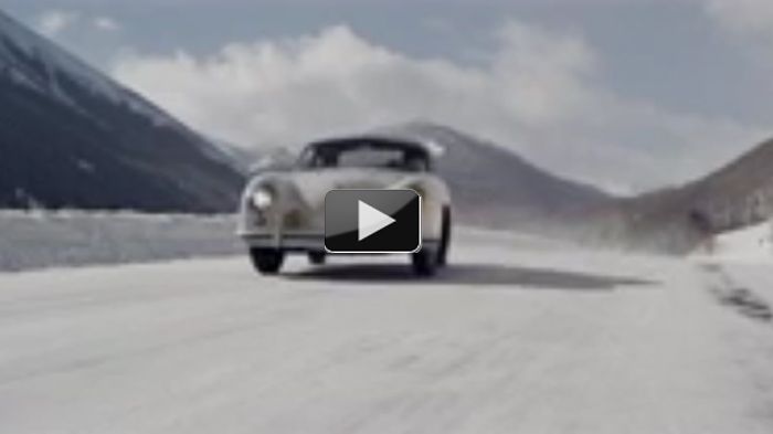 Η Porsche 356 με σπορ ανάρτηση και 40+ ίππους «σκαρφαλώνει» στο χιονισμένο Pikes Peak.