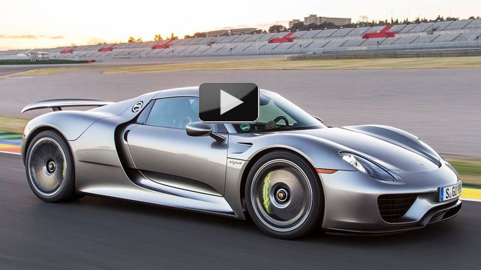Η κίνηση στην Porsche 918 Spyder μεταφέρεται και στους τέσσερις τροχούς, ολοκληρώνοντας τα 0-100 σε μόλις 2,8 δλ.
