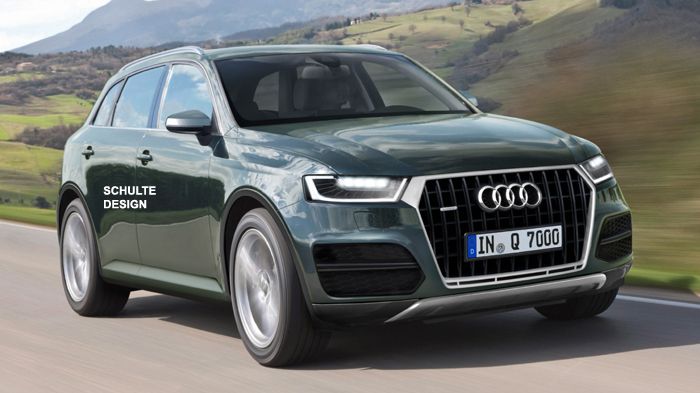 Το νέο Q8 σχεδιαστικά θα βασίζεται στη νέα γενιά του Q7 (κατασκοπευτική, ηλεκτρονικά επεξεργασμένη εικόνα), ενώ θα πατά στη νέα πλατφόρμα MLB-evo του 