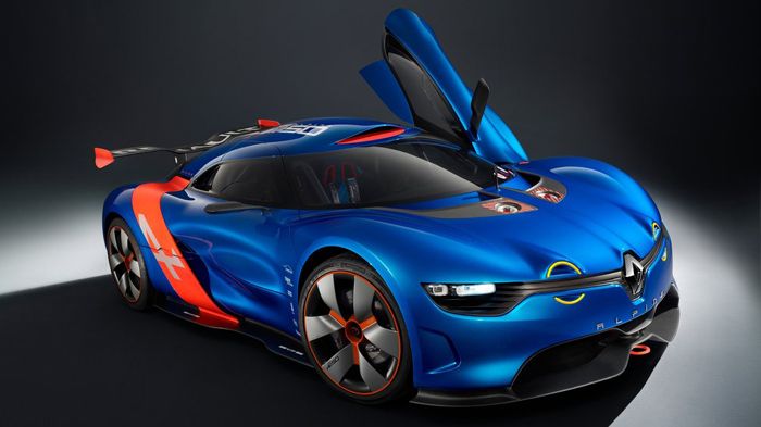 Ο Ghosn τόνισε ότι το νέο Alpine είναι σχεδόν έτοιμο σχεδιαστικά, με πολλά στοιχεία να προέρχονται από το εικονιζόμενο πρωτότυπο Alpine A 110-50 Conce