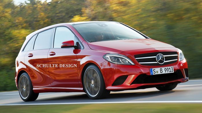 Το ντεμπούτο της ανανεωμένης Mercedes B-Class (ψηφιακά επεξεργασμένη φωτό) θα γίνει τον Οκτώβριο στο Παρίσι και θα ακολουθήσει η εμπορική της διάθεση 