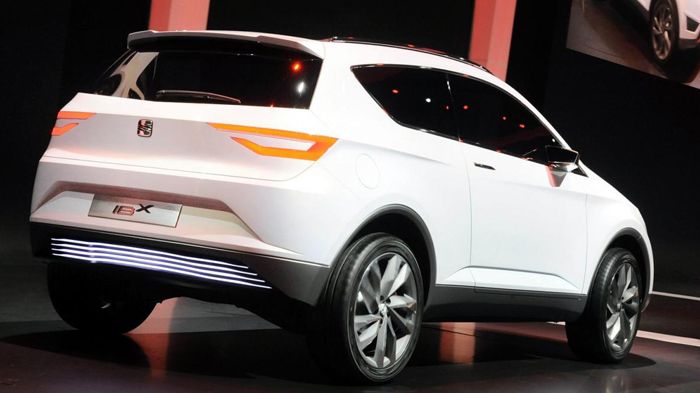 Το νέο SEAT SUV θα υιοθετήσει το στιλ του εικονιζόμενου πρωτότυπου IBX, που έφερε 5θέσια διάταξη καθισμάτων.