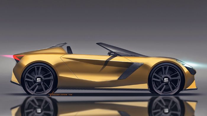 Το μήκους 3.860 χλστ. SEAT Roadster θα μπορούσε να εξοπλίζεται με ένα υβριδικό σύστημα 240 ίππων, το οποίο θα αποτελείται από το 1.4 TSI μοτέρ του Ibi