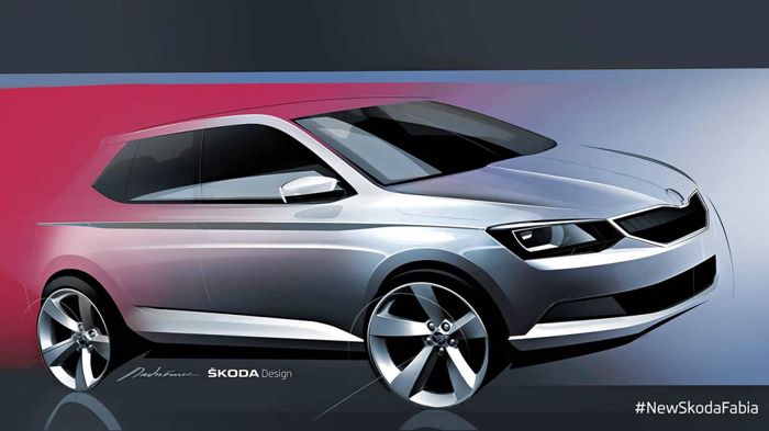 Η 3η γενιά της Skoda Fabia θα κάνει ντεμπούτο στις 2 Οκτωβρίου στο Σαλόνι του Παρισιού.