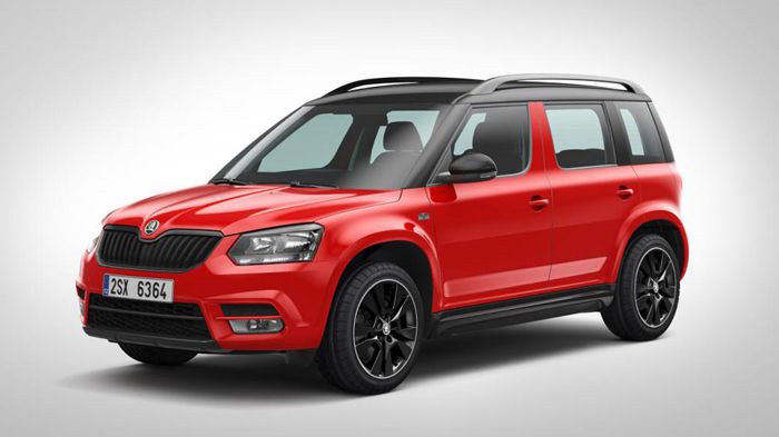 Το νέο Yeti Monte Carlo βασίζεται στο Yeti Outdoor, ενώ διαθέτει επιπλέον μαύρη οροφή και ράγες οροφής και μαύρη γρίλια μπροστά με την ίδια απόχρωση ν