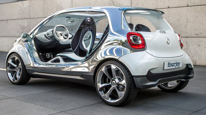 Θα ξαναδούμε το Smart fourfour, το οποίο μάλιστα θα είναι –σύμφωνα με πληροφορίες μας- κατά 24.7 εκ. κοντύτερο από την προηγούμενη γενιά του, φτ