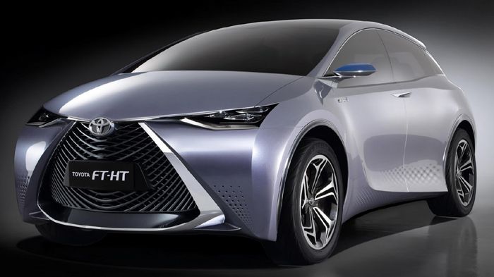 Το εικονιζόμενο πρωτότυπο Toyota FT-HT Yuejia είχε παρουσιαστεί πέρυσι στη Σαγκάη, ενώ οι πληροφορίες αναφέρουν ότι θα «δανείσει» τις σχεδιαστικές του