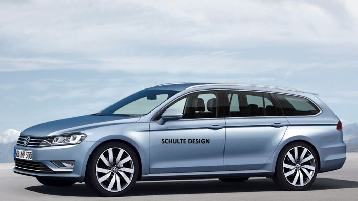 Το νέο VW Passat θα αποκτήσει περισσότερο σπορτίφ εμφάνιση, ακόμη και στην πιο οικογενειακή έκδοσή του, Variant (κατασκοπευτική, ηλεκτρονικά επεξεργασ