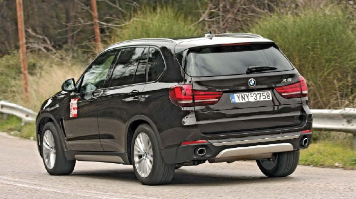 Η νέα BMW X5 καταφέρνει να κρύβει αριστοτεχνικά το βάρος και τον όγκο της.	