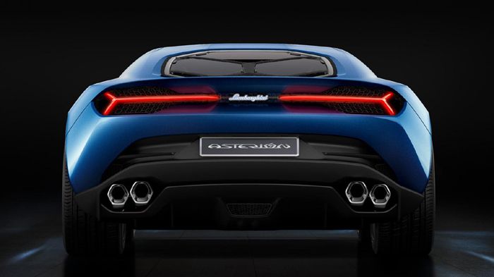 Η Asterion φέρει το V10 μοτέρ των 5,2 λτ., που προέρχεται από την Huracan και αποδίδει 610 ίππους και 560 Nm και το οποίο κινεί τους πίσω τροχούς της,