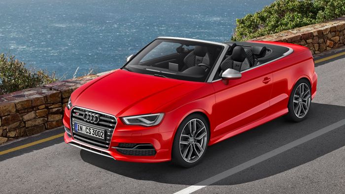 Το δυνατό χαρτί του νέου S3 Cabriolet είναι ο εκρηκτικός κινητήρας του γερμανικού μοντέλου με τον 2λιτρο τούρμπο κινητήρα των 300 ίππων και 380 Nm ροπ