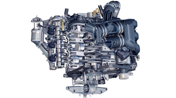 Γίνεται χρήση του στάνταρ 6κύλινδρου σε σειρά μοτέρ των 2,7 λτ., η ισχύς του οποίου έχει ρυθμιστεί στους 211, αντί για τους 265 ίππους που βγάζει «καν