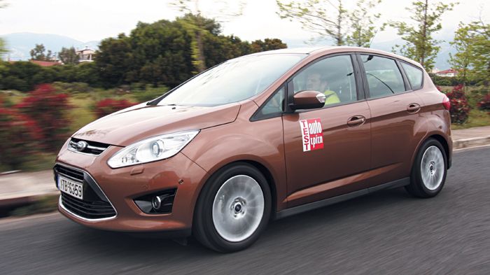 Η Ford τοποθετεί τον 1.000άρη EcoBoost κινητήρα και στο μικρομεσαίο πολυχρηστικό C-MAX, που στην έκδοση με τους 125 ίππους υπόσχεται κατανάλωση στα επ