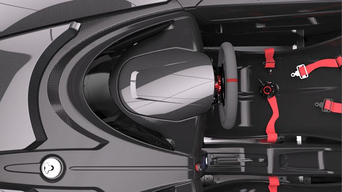 Στο αγωνιστικής φιλοσοφίας 2θέσιο εσωτερικό του, η θέση οδήγησης και τα πεντάλ θα ρυθμίζονται, ενώ θα υπάρχουν ανέσεις όπως η θέρμανση, το traction co