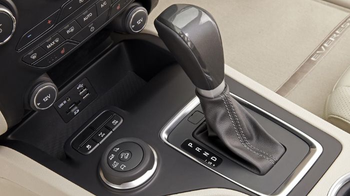 Κληρονομιά του pick-up DNA του Everest αποτελούν οι κοντές σχέσεις και το κλείδωμα του πίσω διαφορικού.