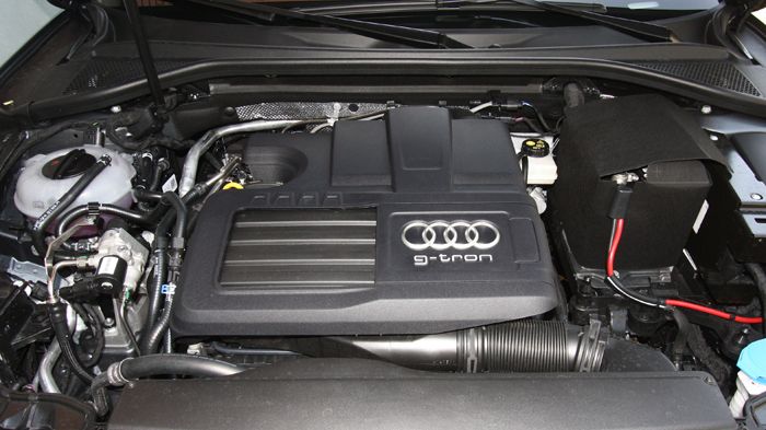 Εξαιρετικός από κάθε άποψη ο 1,4 TFSI g-tron, ο οποίος πέρα από ικανοποιητικές επιδόσεις προσφέρει και εξαιρετικά χαμηλή κατανάλωση καυσίμου, όπου συν