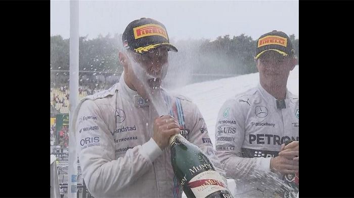 Ο Bottas πανηγυρίζει την 2η σερί δεύτερη θέση του και την 3η συνεχόμενη παρουσία του στο βάθρο, κάτι που τον έφερε στην 5η θέση της κατάταξης.