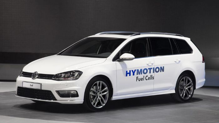 Το Golf SportWagen HyMotion χρησιμοποιεί κυψέλες υδρογόνου, οι οποίες τροφοδοτούν με ενέργεια το ηλεκτρικό μοτέρ των 136 ίππων. Η επίδοση στο 0-100 εί