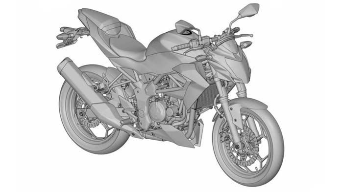H Kawasaki κατέθεσε πατέντα, προκειμένου να κατοχυρώσει σχεδιαστικά το νέο της γυμνό μοντέλο στην Ευρώπη.