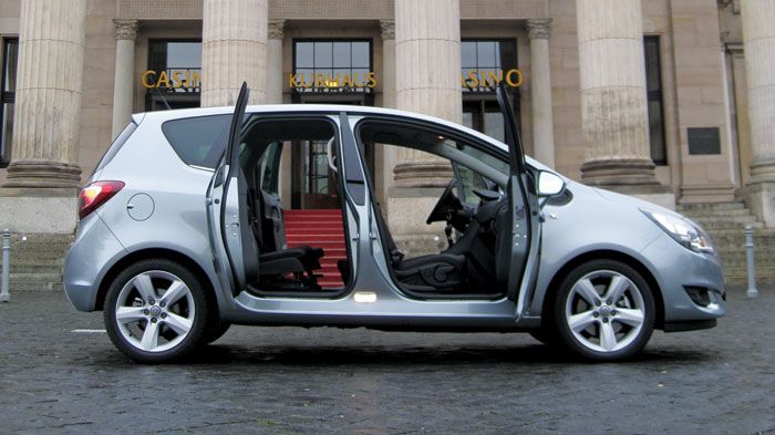 Δυνατό σημείο του Opel Meriva είναι οι πολλές δυνατότητες διαμόρφωσης του εσωτερικού και η ευχρηστία του.