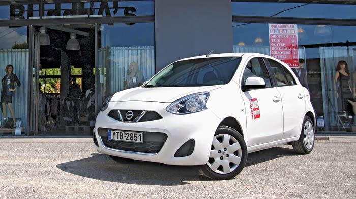 Οι compact εξωτερικές διαστάσεις και η ευελιξία μέσα στην πόλη είναι τα στοιχεία που ξεχωρίζουν στην οδική συμπεριφορά του Nissan Micra.