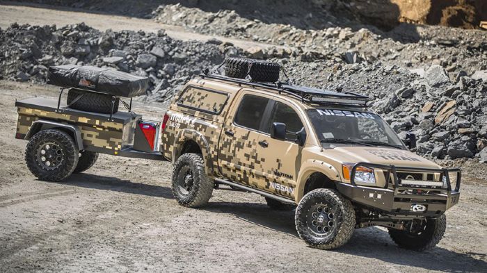 Η Nissan παρουσίασε το Project Titan, το ένα και μοναδικό όχημα, το οποίο στηρίζεται στο Titan Crew Cab PRO-4X., για την ολοκλήρωση του οποίου, ψήφισα