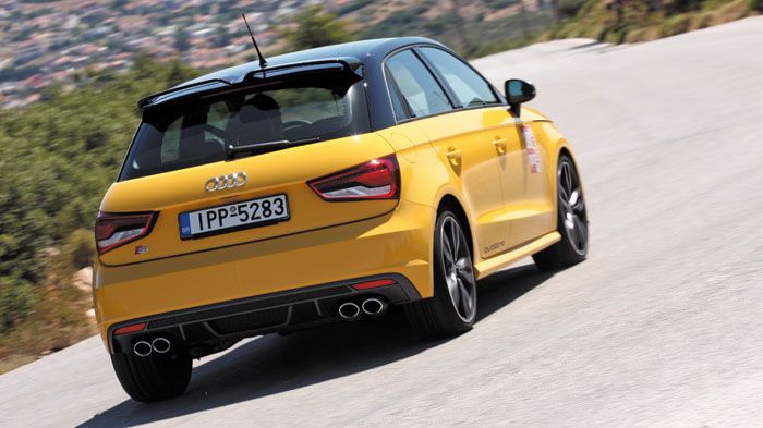 Το Audi S1 είναι αυτή τη στιγμή το πιο εκρηκτικό μικρό χάτσμπακ της αγοράς. Φλερτάρει με τα όρια της υπερβολής, αλλά είναι απολαυστικό σε κάθε διαδρομ
