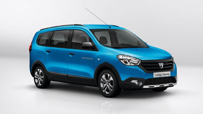 Στο Dokker Stepway υπάρχουν τα σύνολα 1,4 TCe 115 και 1,5 dCi 90, ενώ στο Lodgy Stepway (φωτό), παραμένει το σύνολο βενζίνης των 115 ίππων, ενώ στο αν