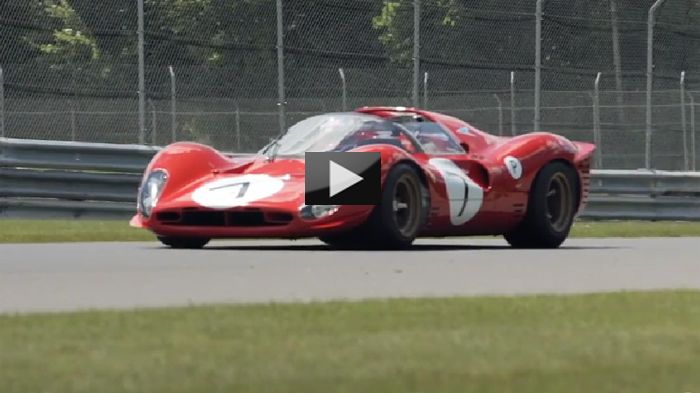 Το αγωνιστικό όχημα της Ferrari, η εκπληκτική ακόμα και σήμερα 330 Ρ4, κέρδισε το 1967 τον αγώνα αντοχής των 1.000 χλμ. της Monza.