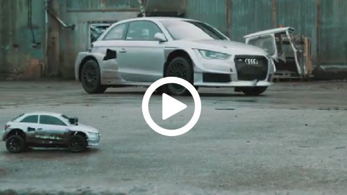Το Audi S1 EKS RX του WRC φτιάχτηκε πάνω σε ένα παλιό Α1 quattro, με τον 2λιτρο turbo κινητήρα του να αποδίδει 600 ίππους. Τι λέτε, τα κατάφερε απέναν