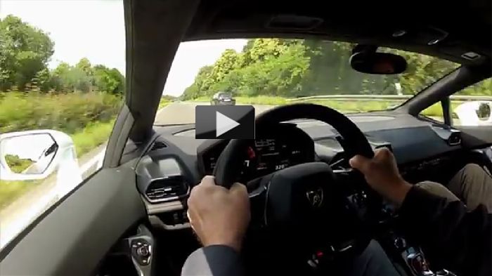 Ακόμα και αν έχετε μια Lamborghini Huracan LP610-4 (λέμε τώρα), θα συνιστούσαμε να μην τρέχετε έτσι σε δημόσιο δρόμο γεμάτο αυτοκίνητα, ακόμα και αν α