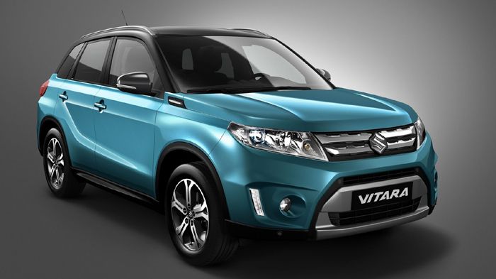 Κομψότητα και δυναμισμός για το νέο Suzuki Vitara, το οποίο ακολουθεί (και εξελίσσει) τα σχεδιαστικά χνάρια του SX4 S-Cross.

