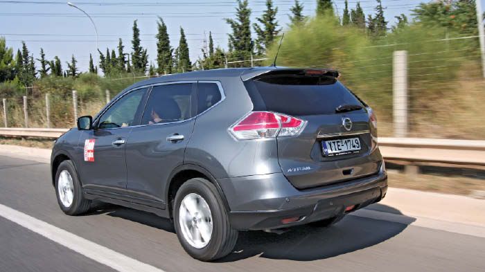 O 1,6 dCi πετρελαιοκινητήρας των 130 ίππων και των 320 Nm ροπής κινεί με άνεση τη δικίνητη έκδοση του νέου Nissan X-Τrail.	