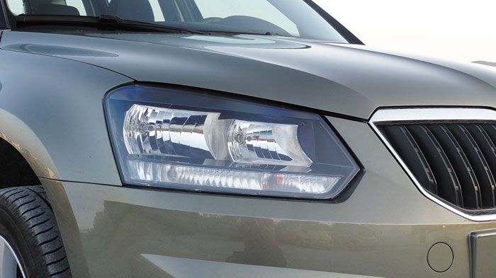 Οι κυριότερες αλλαγές στην εμφάνιση του Yeti αφορούν το μπροστινό του μέρος, το οποίο έχασε τους χαρακτηριστικούς στρογγυλούς προβολείς ομίχλης.