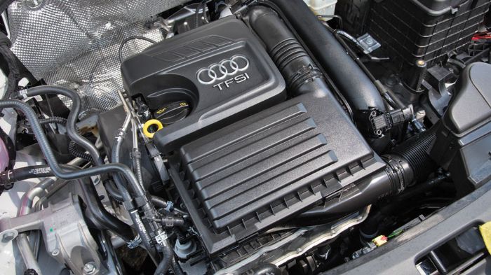 Ο γνωστός κινητήρας βενζίνης με turbo και άμεσο ψεκασμό 1,4 TFSI των 150 ίππων συνδυάζεται με σύστημα απενεργοποίησης των μισών κυλίνδρων (CoD) μειώνο