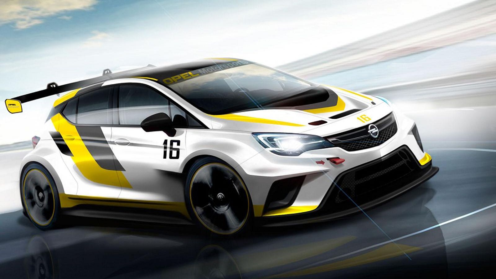 Αυτό είναι το πρώτο σκίτσο του αγωνιστικού Opel Astra.