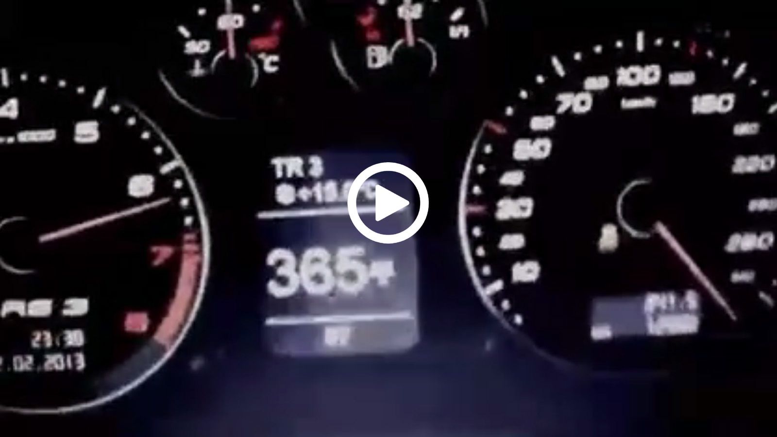 Audi RS3 απογειώνεται στα 365 χλμ./ώρα
