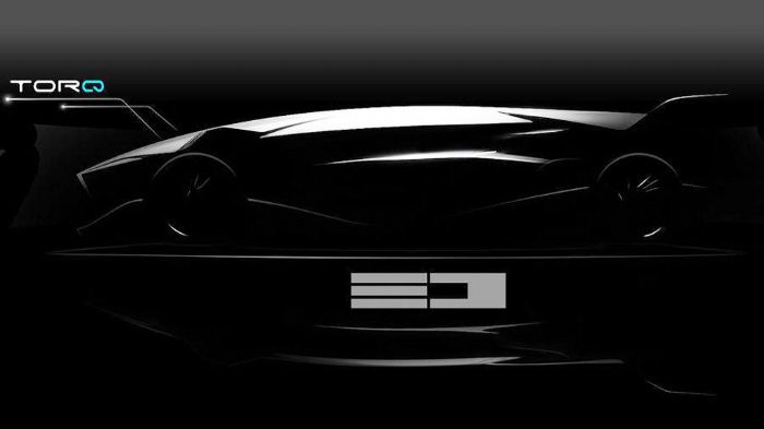 Το ED Design με την teaser εικόνα προαναγγέλλει το ντεμπούτο του Torq concept στη Γενεύη, το οποίο είναι ένα αγωνιστικό, ηλεκτρικό μοντέλο με σύστημα 